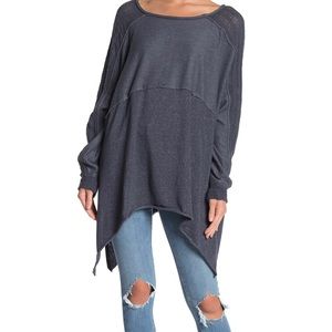 FREE People My Girl Oversized Asymmetrical sweater